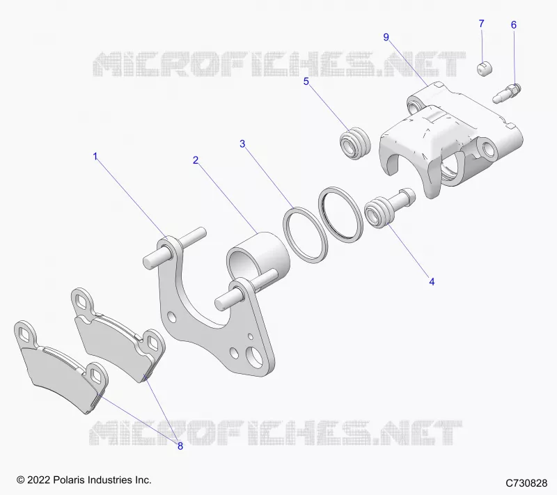 BRAKES, REAR CALIPER