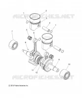 ENGINE, PISTON   CRANKSHAFT