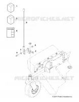 MOWER ROD INDICATOR PARTS