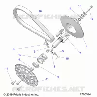 DRIVE TRAIN, CLUTCH, SECONDARY