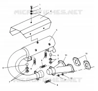 EXHAUST SYSTEM LITE GT 0963133 AND EUROPEAN LITE GT E963133 (4933083308B014)