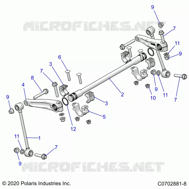 SUSPENSION, FRONT STABILIZER BAR
