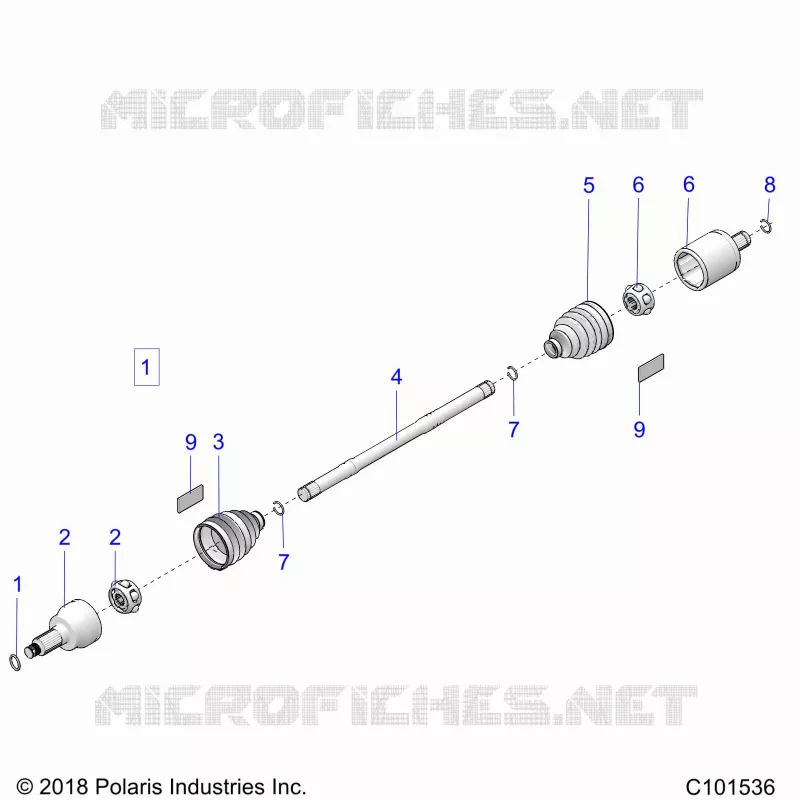 DRIVE TRAIN, FRONT DRIVE SHAFT