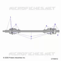 DRIVE TRAIN, HALF SHAFT, FRONT