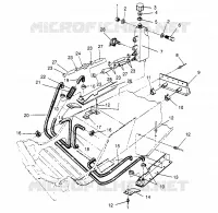 COOLING SYSTEM 500 CARB 0962764, 500 CARB SKS 0962564,  500 CARB SKS E96256 (4931873187B010)