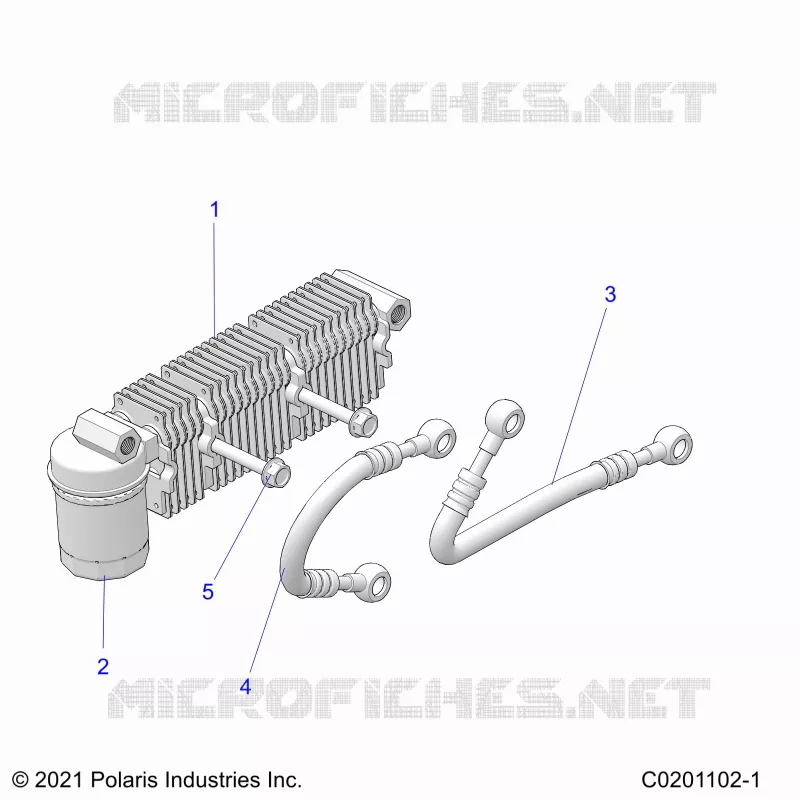 OIL COOLER AND FILTER