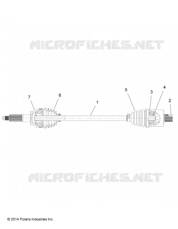 DRIVE TRAIN, REAR DRIVE SHAFT (TO 7/3/2017)