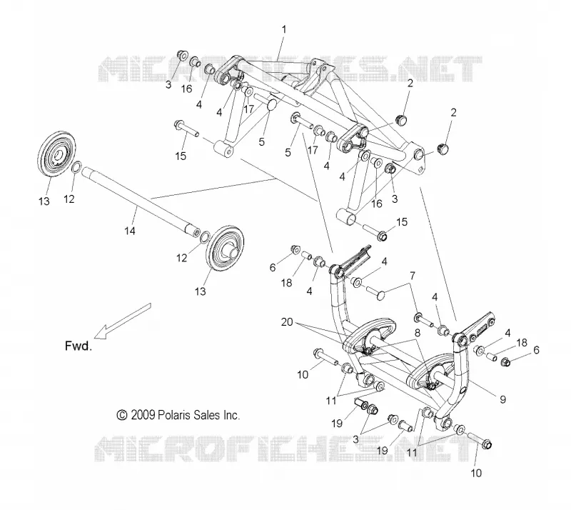 SUSPENSION REAR CRANK