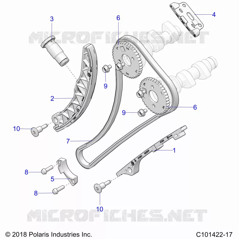 CAM CHAIN AND SPROCKET