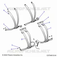 SEAT BELT MOUNTING 4 POINT