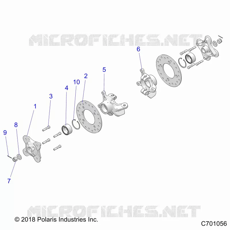 FRONT SUSPENSION CARRIER AND HUB
