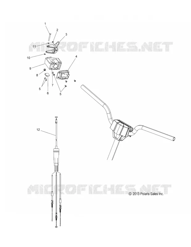 ENGINE, THROTTLE  CONTROL ASM.
