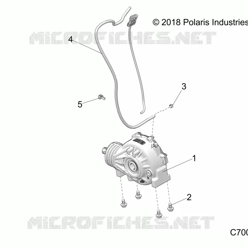 DRIVE TRAIN, FRONT GEARCASE