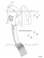 ENGINE, THROTTLE PEDAL