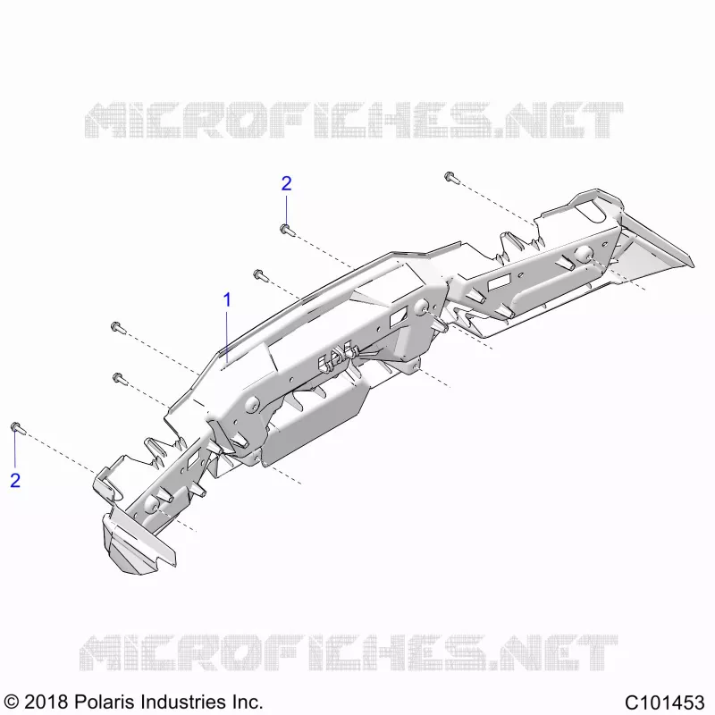 REAR BODYWORK BUMPER