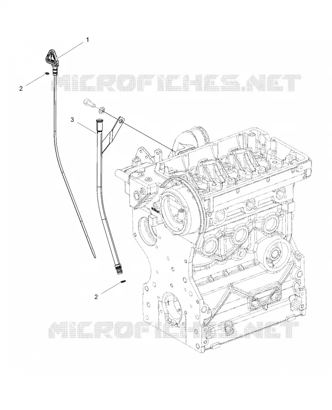 OIL DIPSTICK AND GUARD