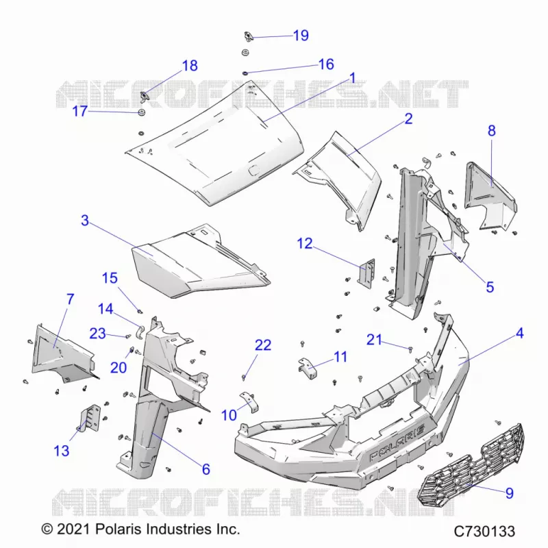HOOD, AND FRONT FENDERS