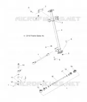 STEERING, STEERING POST 