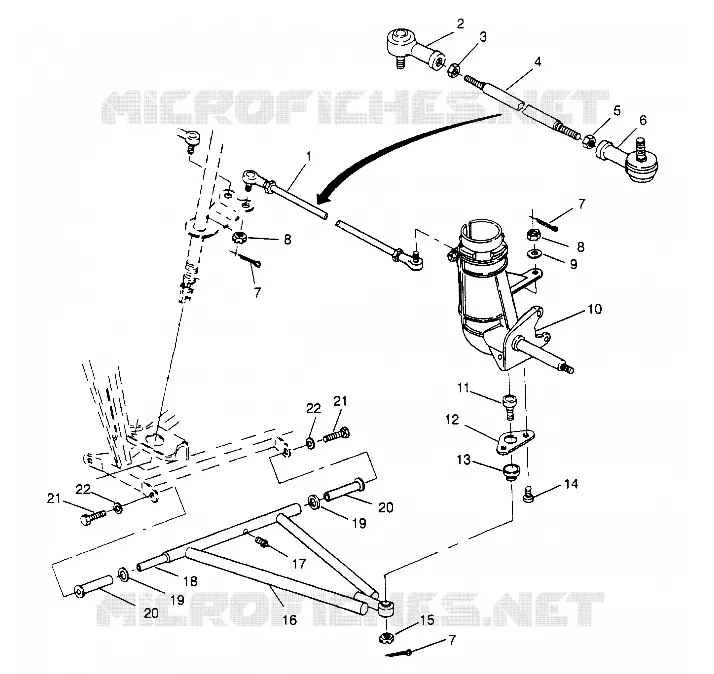 STEERING/A-ARM TRAIL BOSS W948527 (4926822682B005)