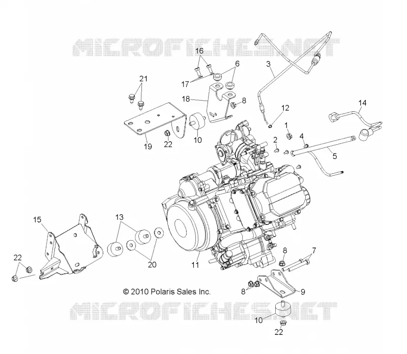 ENGINE, MOUNTING