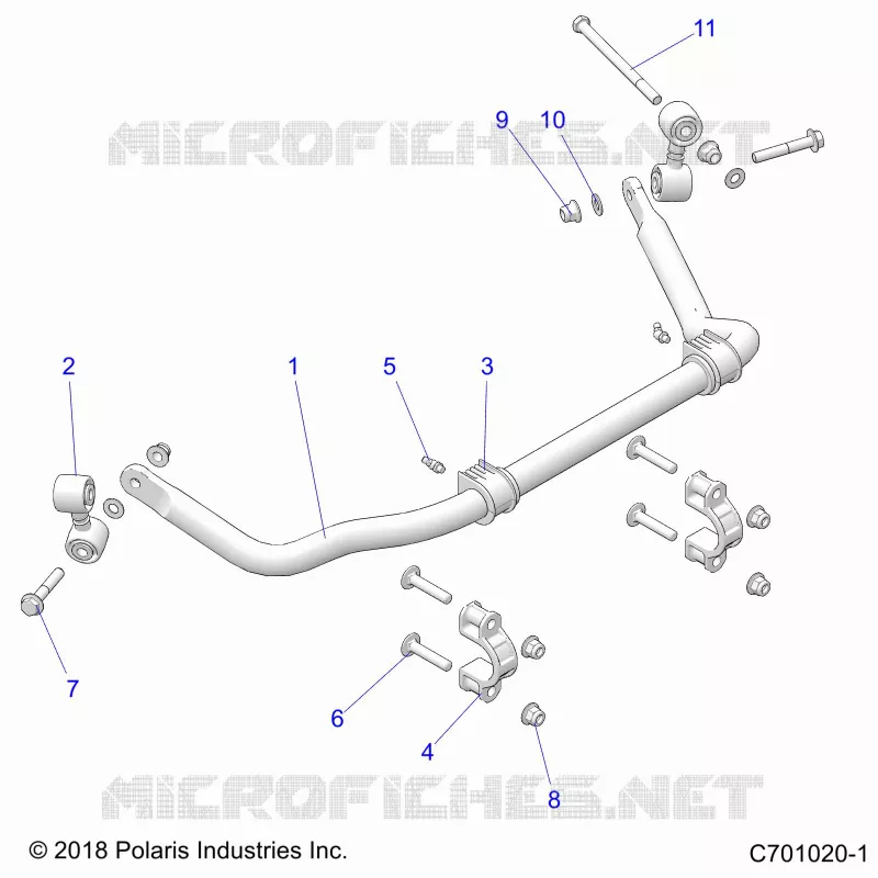 SUSPENSION, REAR STABILIZER BAR