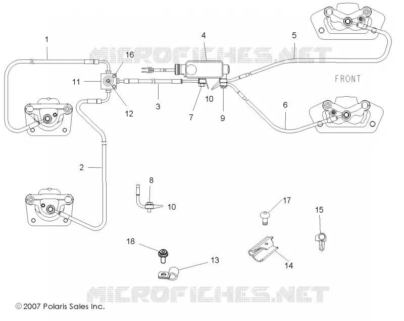 BRAKE LINES AND MASTER CYLINDER