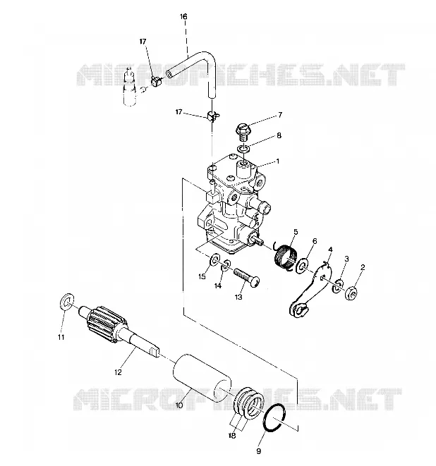 OIL PUMP STAR (4915431543033A)
