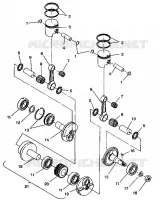 PISTON   CRANKSHAFT CLASSIC E942865 AND  CLASSIC TOURING E942875 (49274027400042)