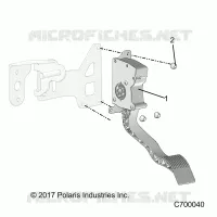 ENGINE, THROTTLE PEDAL