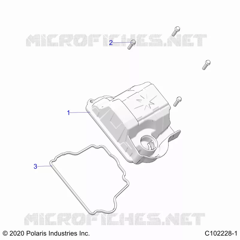 ENGINE, VALVE COVER