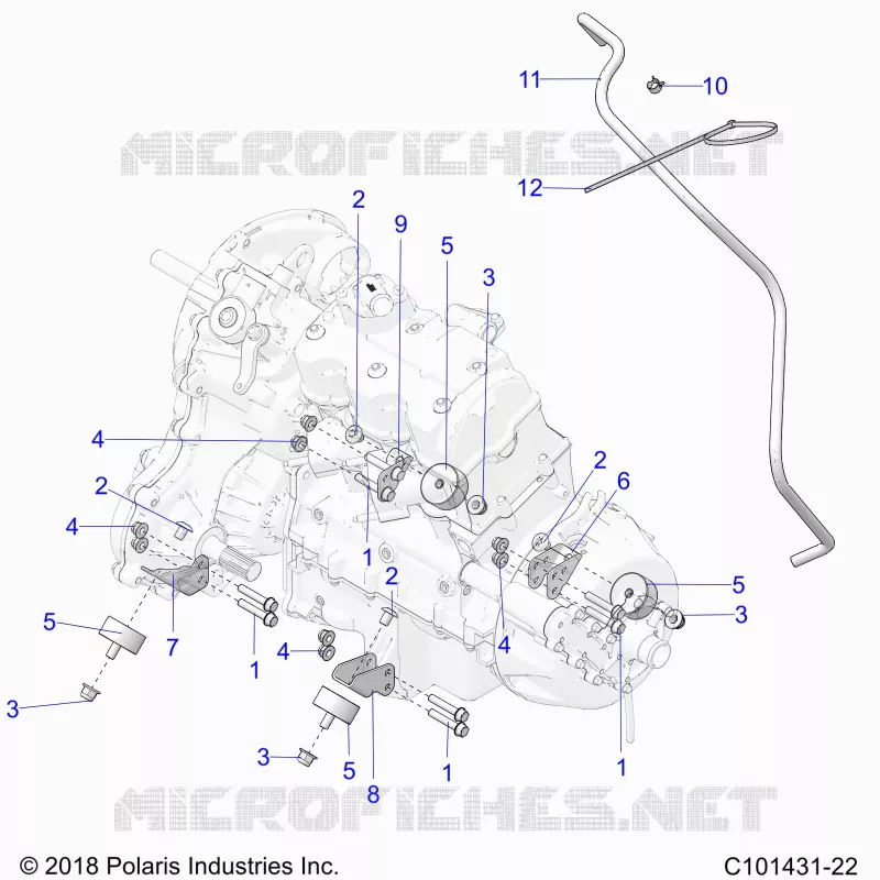 ENGINE, MOUNTING AND TRANSMISSION MOUNTING