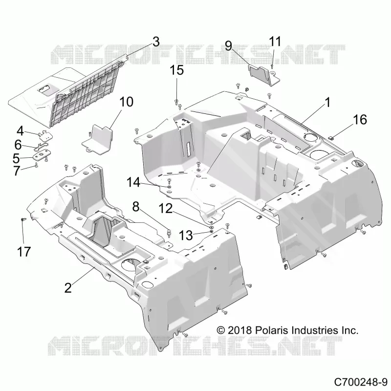 REAR BODYWORK RACK