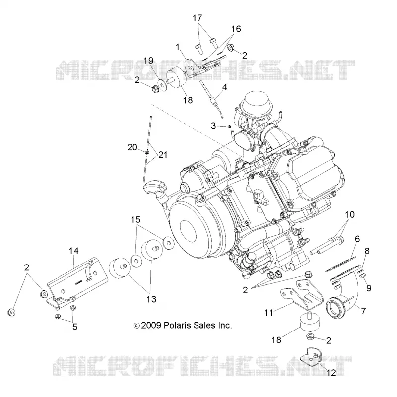 ENGINE, MOUNTING