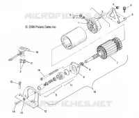 ENGINE, STARTING MOTOR