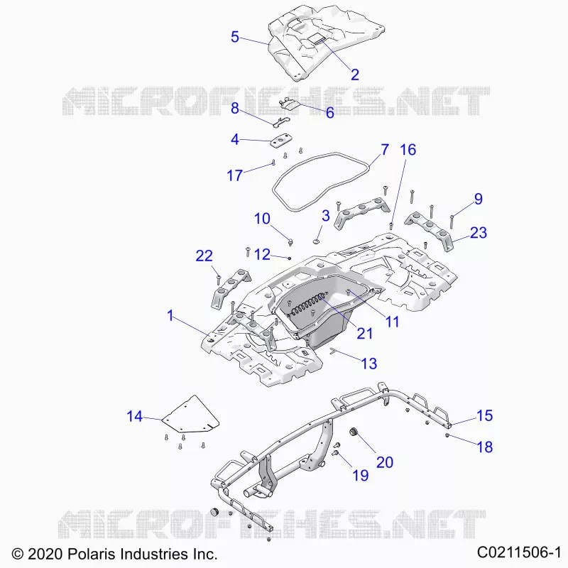 REAR BODYWORK RACK