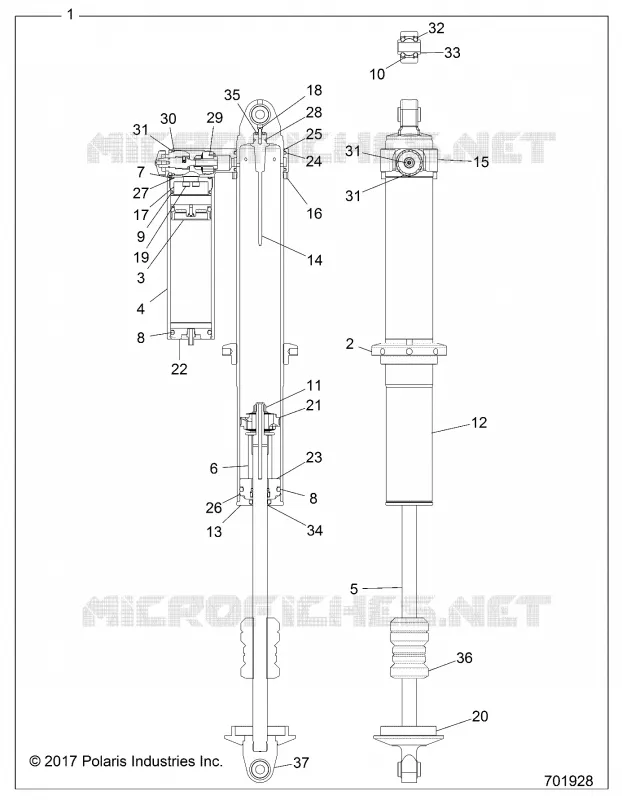 REAR SUSPENSION SHOCK