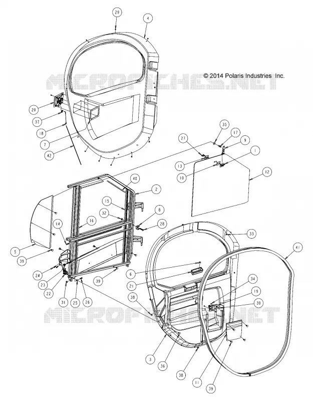 BODY, OPTIONS, DOORS, HARD, FRONT, INTERNALS, LH
