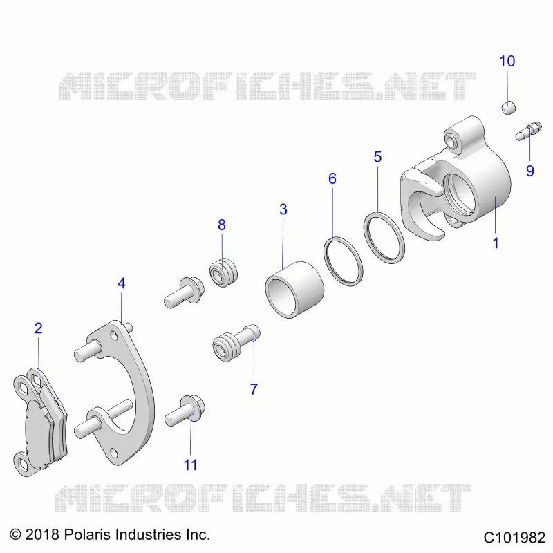 BRAKES, REAR CALIPER