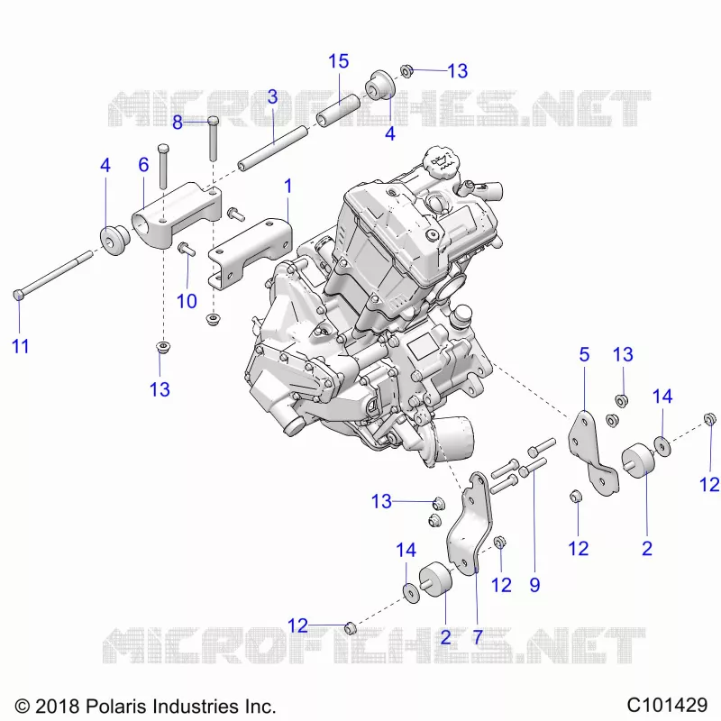 ENGINE, MOUNTING