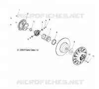 DRIVE TRAIN, SECONDARY CLUTCH