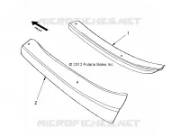 SCUFF GUARDS, 2 PASSENGER
