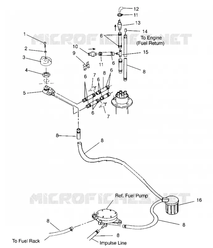 FUEL SYSTEM SL 650 B954058 (4930483048A010)
