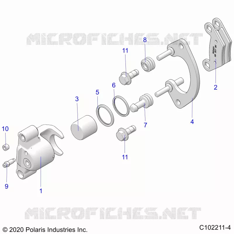 BRAKES, REAR CALIPER