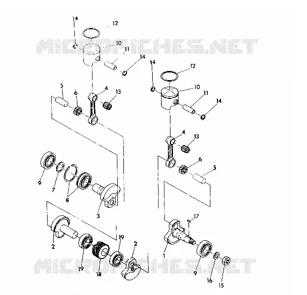 PISTON   CRANKSHAFT  INDY LITE GT (4921342134027A)