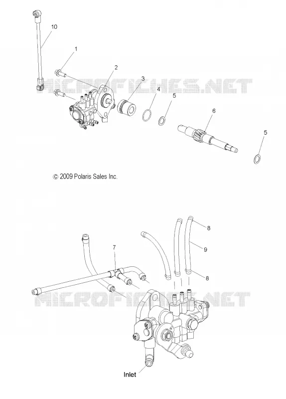 OIL PUMP AND LINES