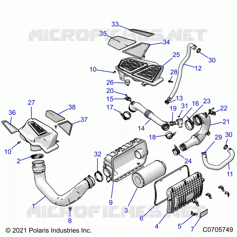 ENGINE, AIR INTAKE SYSTEM