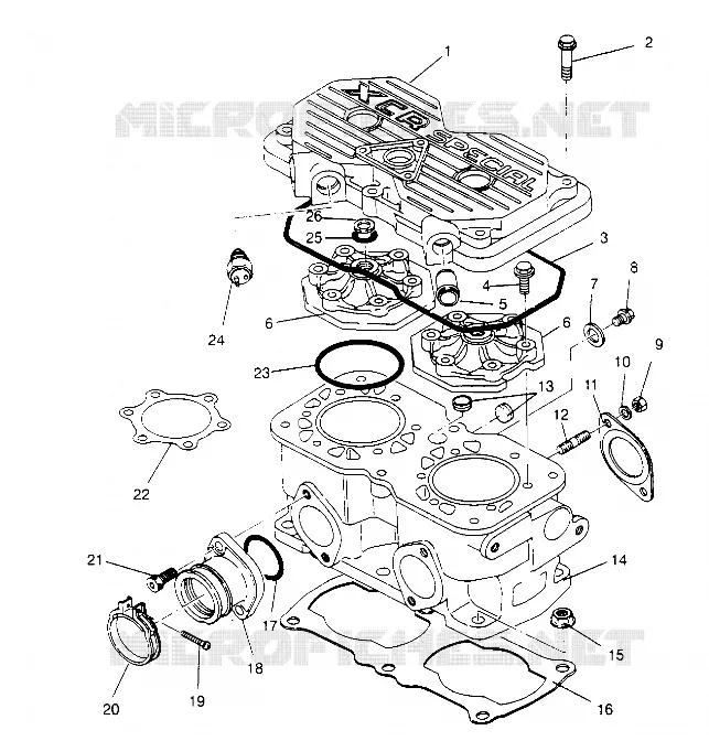 CYLINDER  440 XCR SP X951660 (4932833283C010)