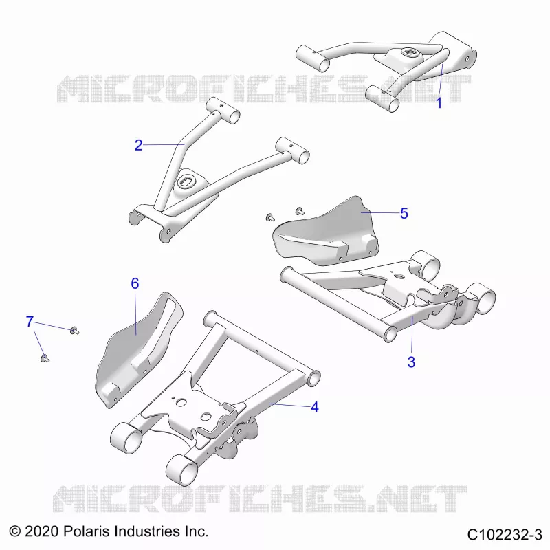 REAR SUSPENSION CONTROL ARMS