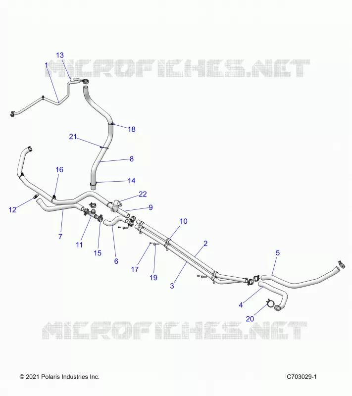 COOLING ROUTING, ENGINE