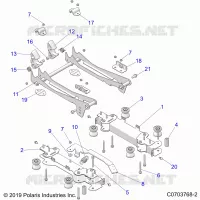 SEAT MOUNTING, FRONT